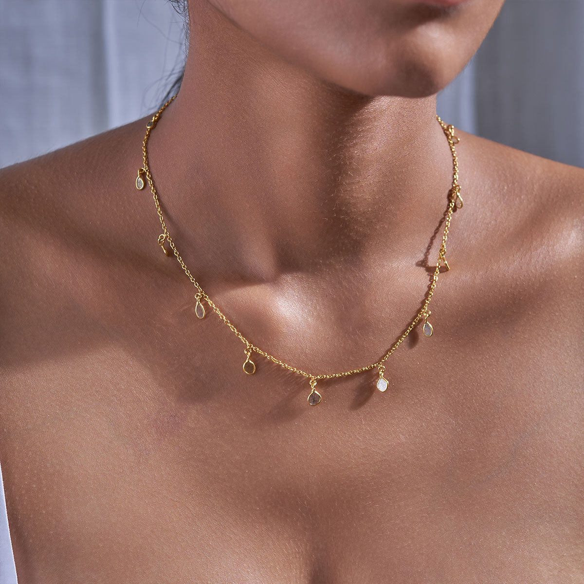 Dew drop necklace