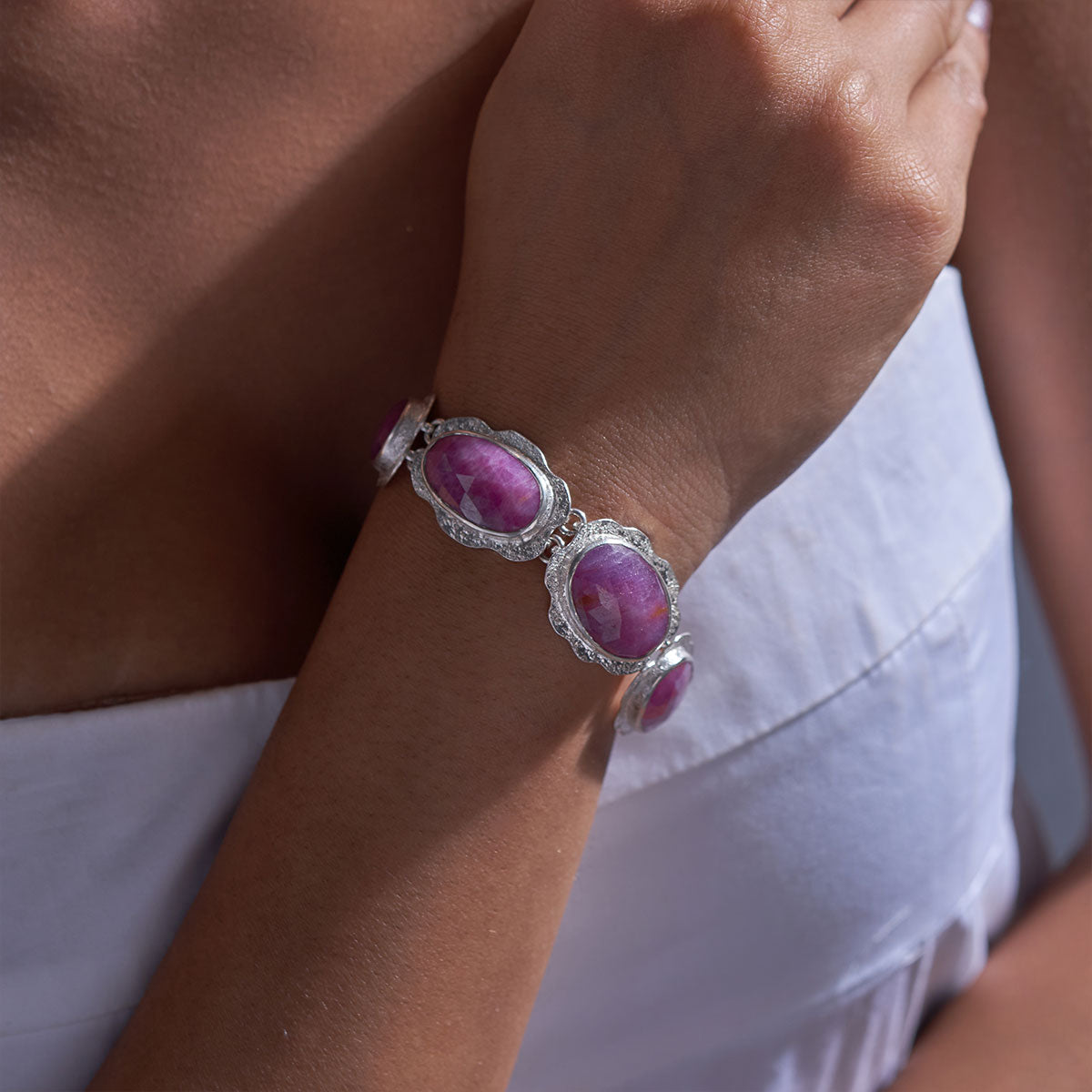 Amaranth Ruby Choker/bracelet