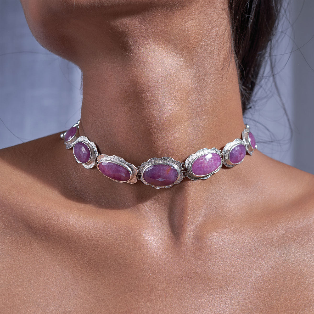 Amaranth Ruby Choker/bracelet