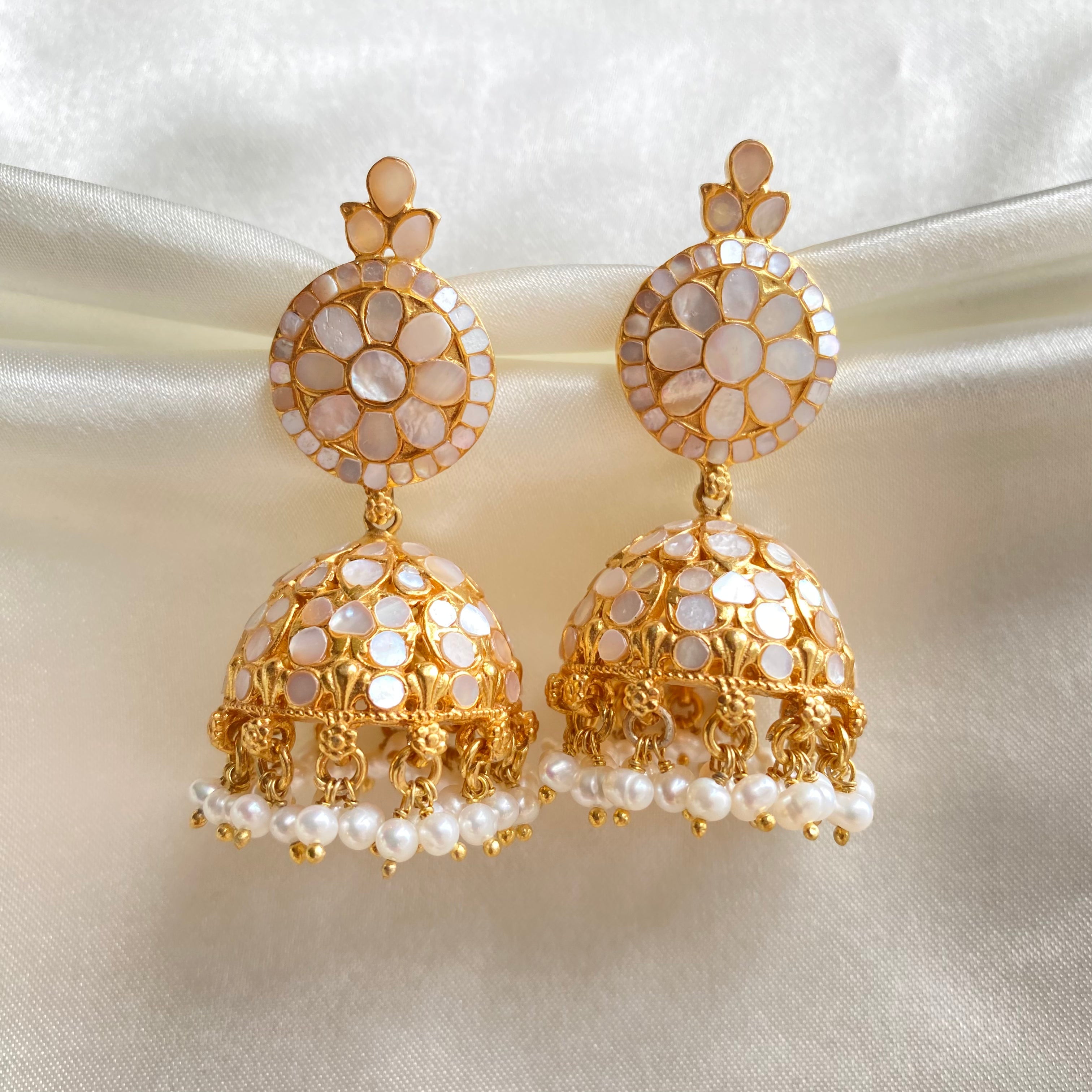 Trinity Petal Radiance Jhumka