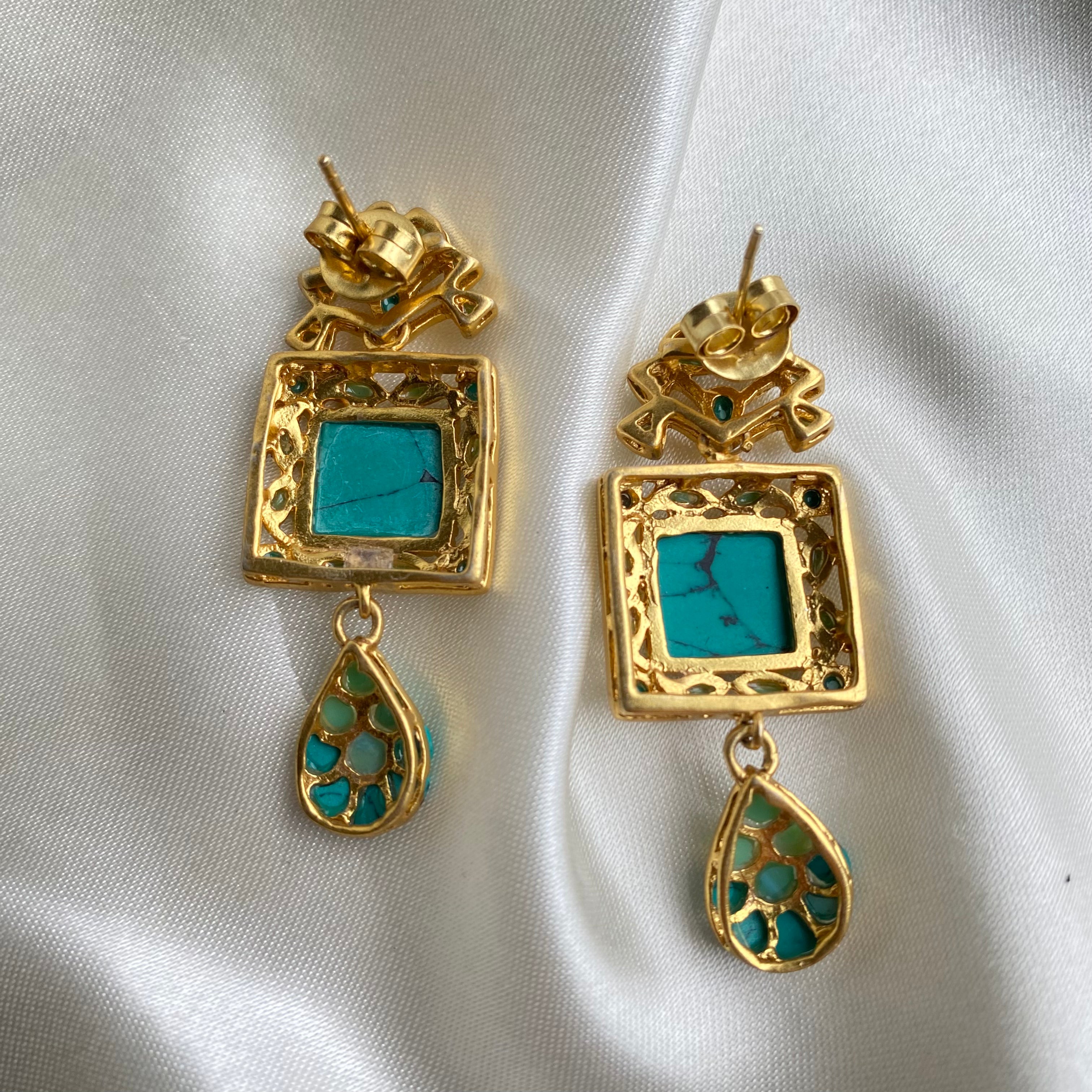Turquoise Horizon earrings