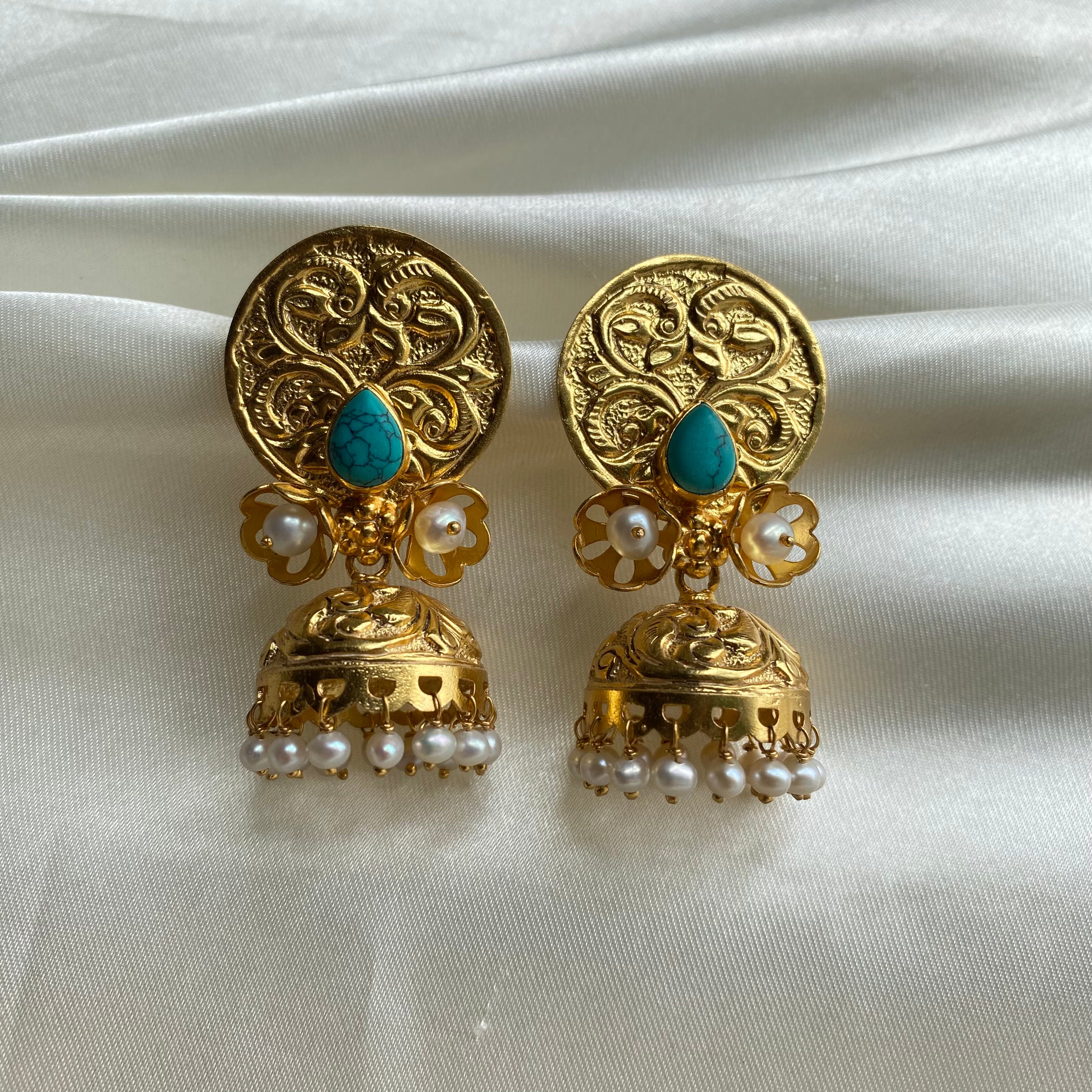 Kathakali Elegance - Turquoise