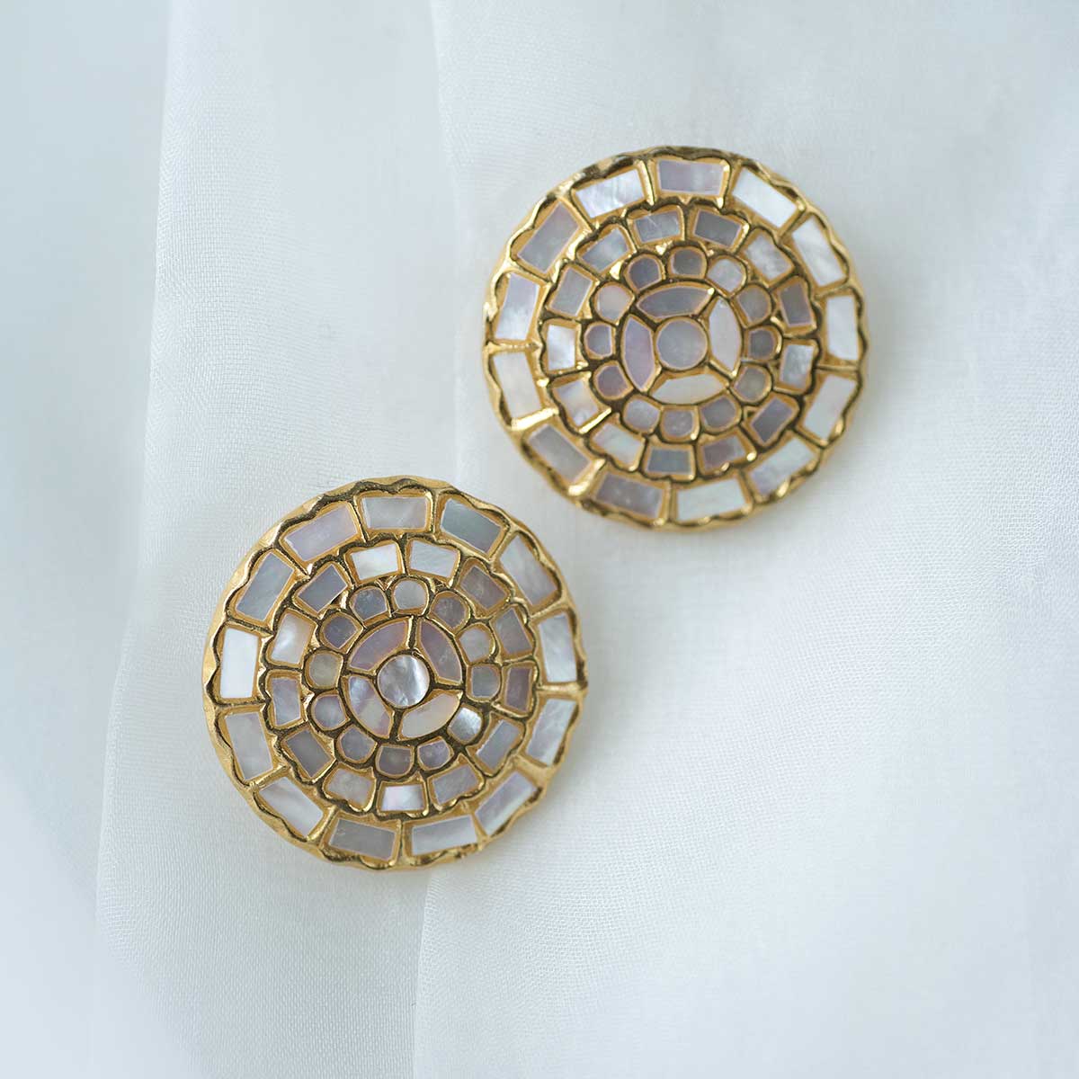 Mali Studs- Mother of Pearl