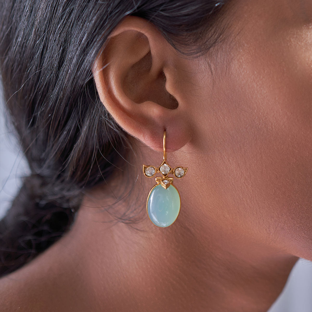 Gul earrings - Aquamarine
