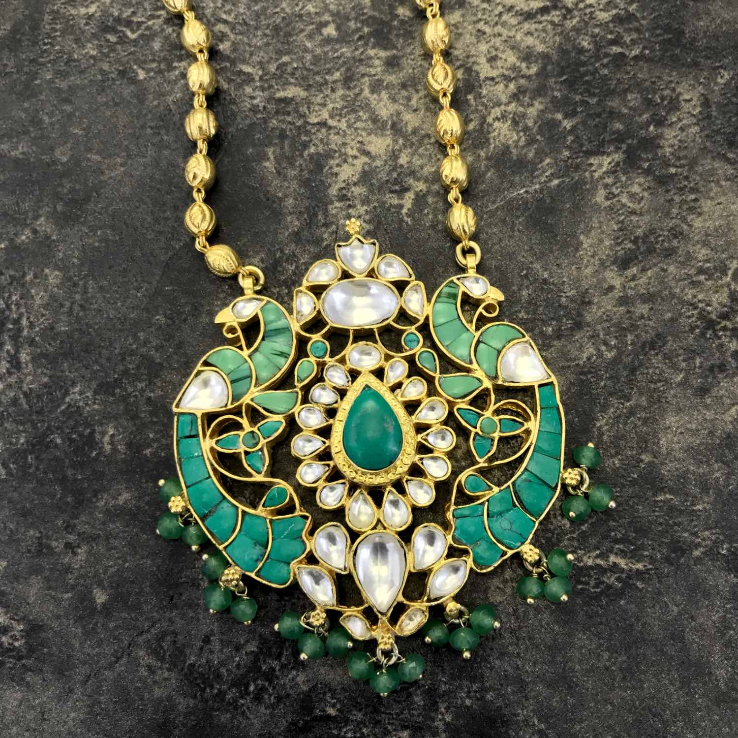Elegant Peacock Necklace
